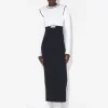 The Long Color-Block Dress