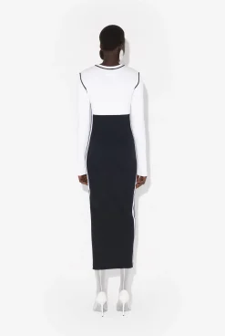 The Long Color-Block Dress