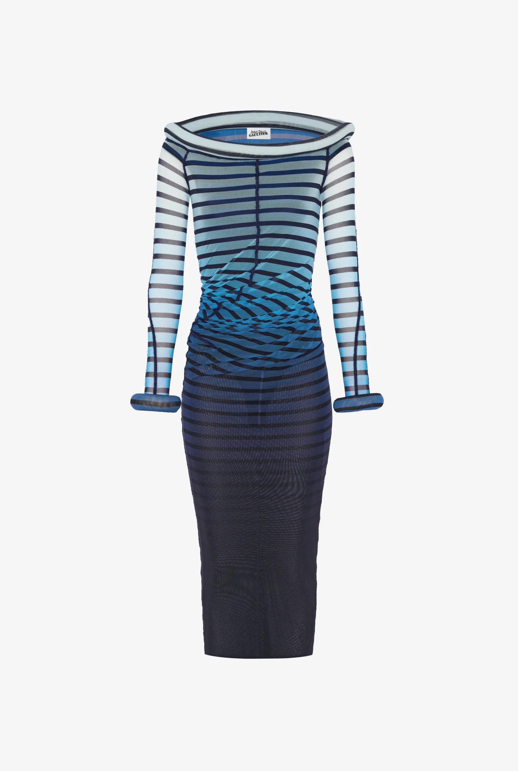 The Long 3D Striped Dress