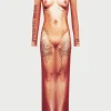 The Long Nude Body Tattoo Dress