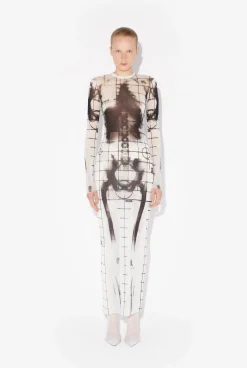 The Long White Squeletor Dress
