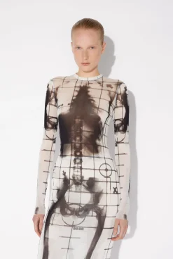 The Long White Squeletor Dress