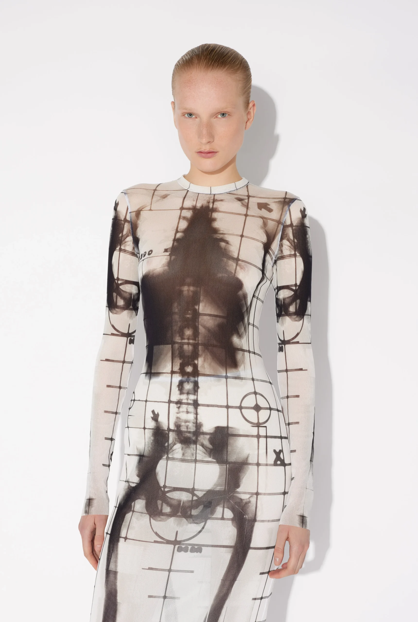 The Long White Squeletor Dress