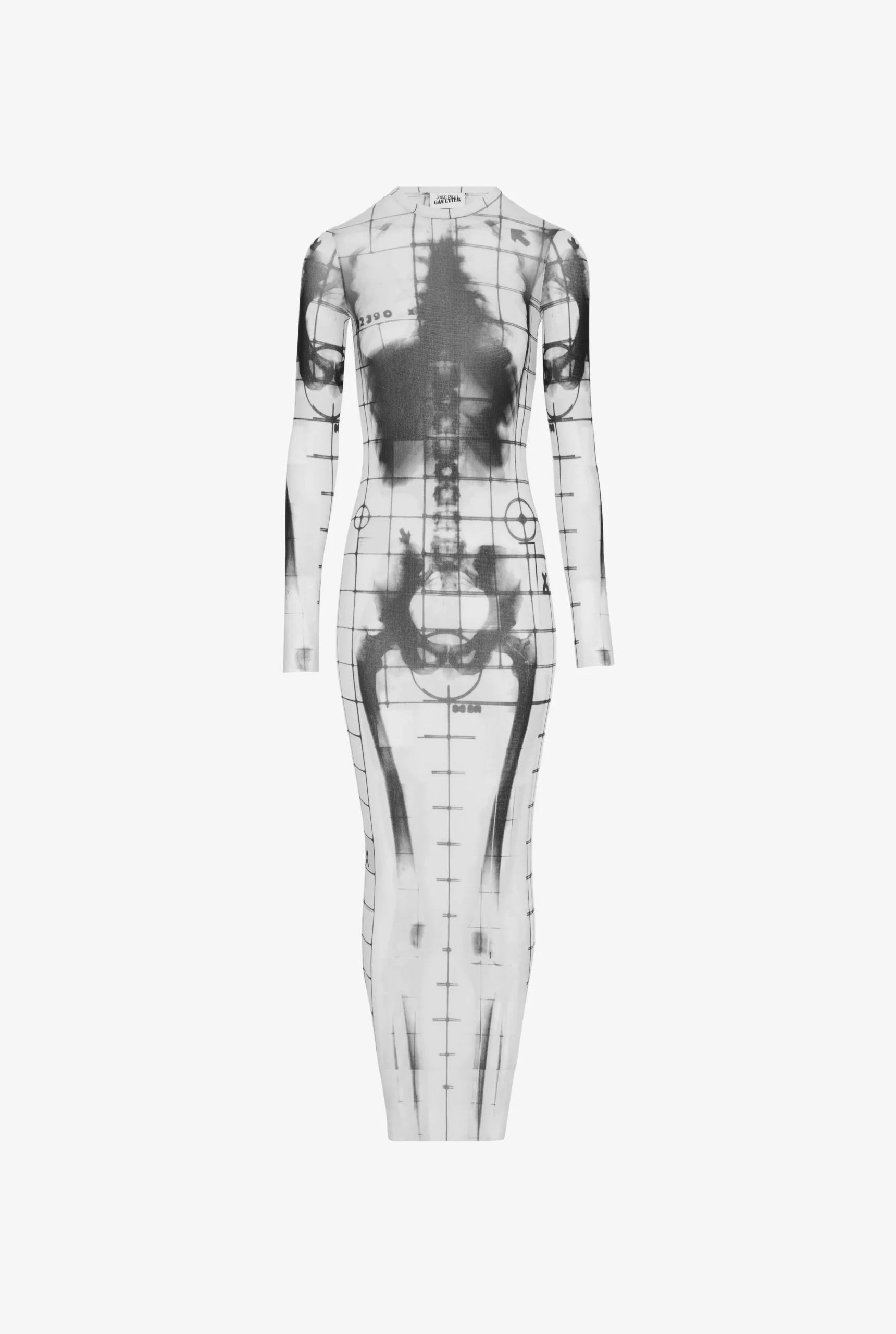 The Long White Squeletor Dress