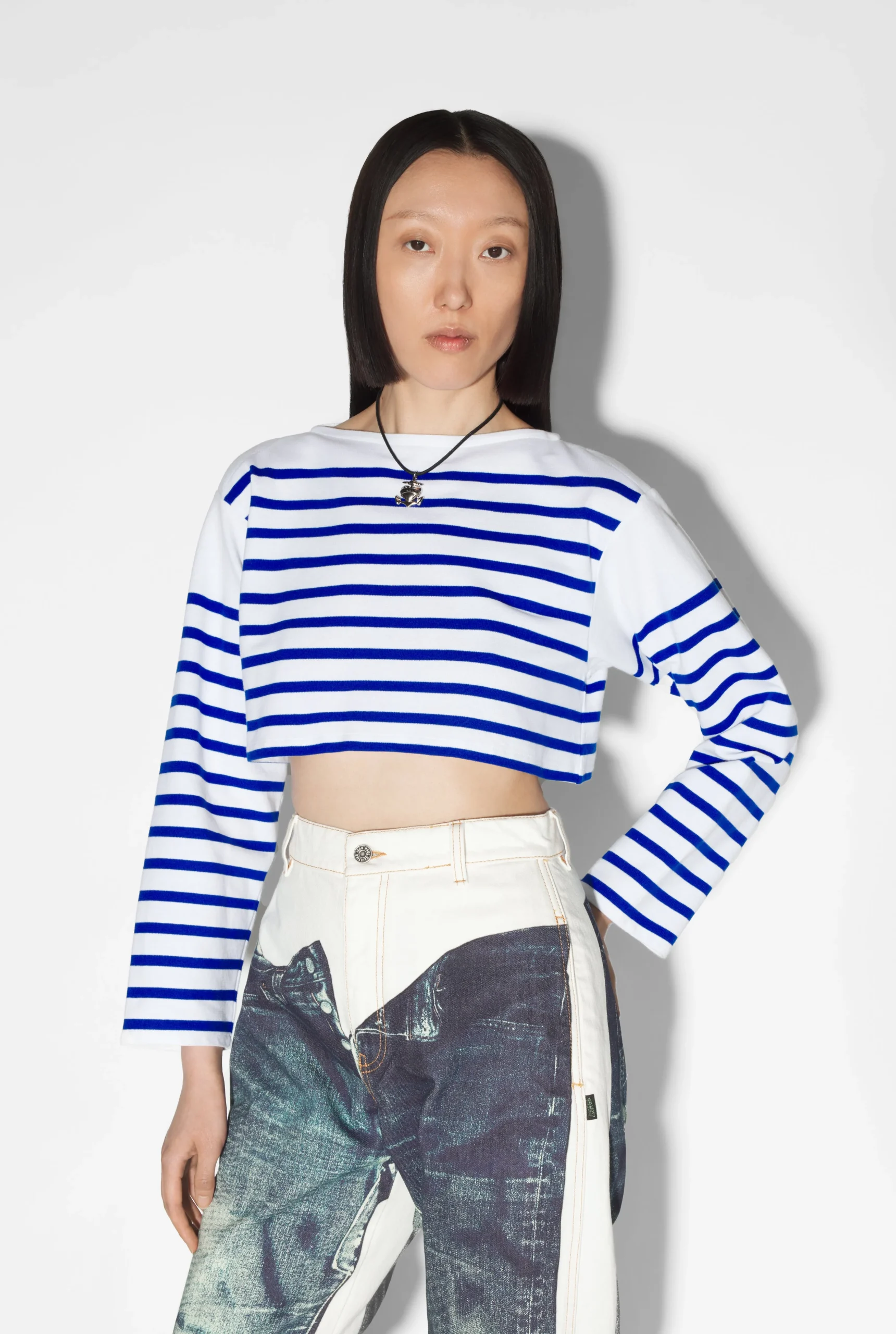 The Marinière Crop Top