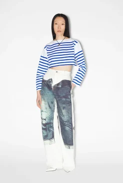 The Marinière Crop Top