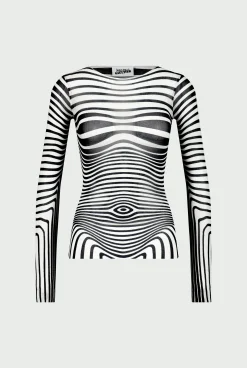 The Navy Blue Body Morphing Top