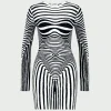 The Navy Blue Body Morphing Knit Dress