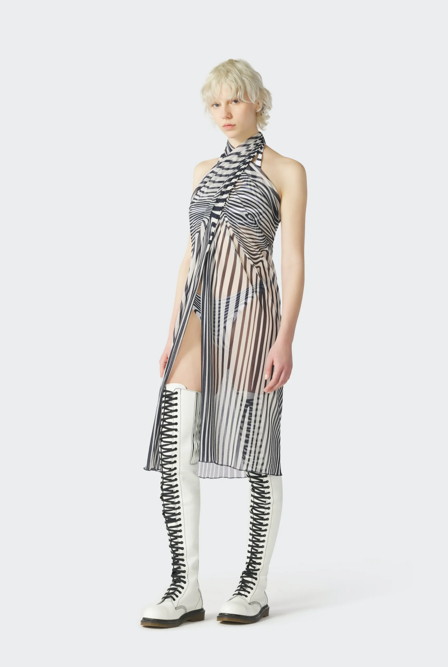 The Navy Blue Body Morphing Sarong