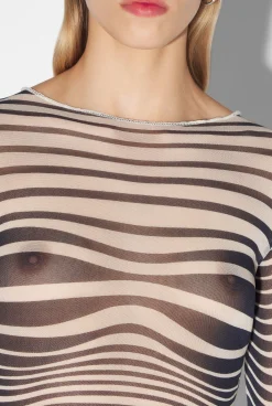 The Navy Blue Body Morphing Top