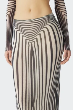 The Navy Blue Body Morphing Skirt