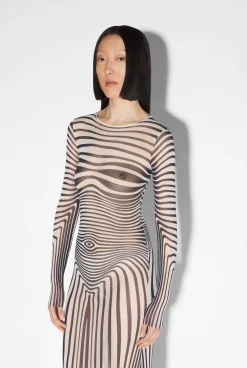 The Navy Blue Body Morphing Dress