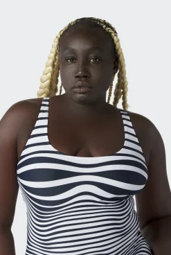 The Navy Blue Body Morphing Swimsuit