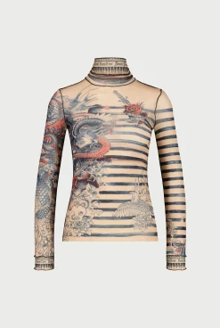 The Nude Sailor Tattoo Top