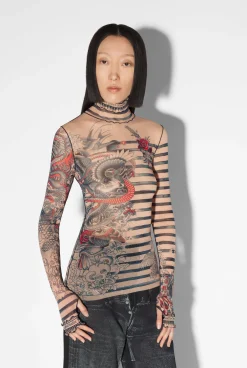 The Nude Sailor Tattoo Top