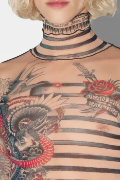 The Nude Sailor Tattoo Top