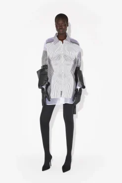 The Petit Grand Pinstripe Body Morphing Shirt