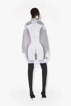 The Petit Grand Pinstripe Body Morphing Shirt