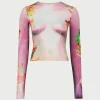 The Pink Body Flower Top