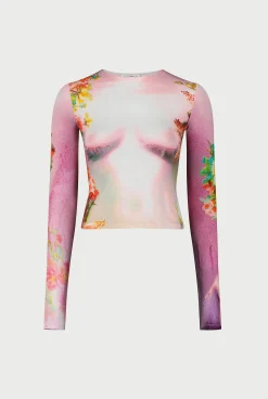 The Pink Body Flower Top