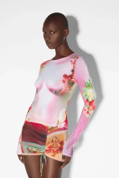 The Pink Body Flower Top