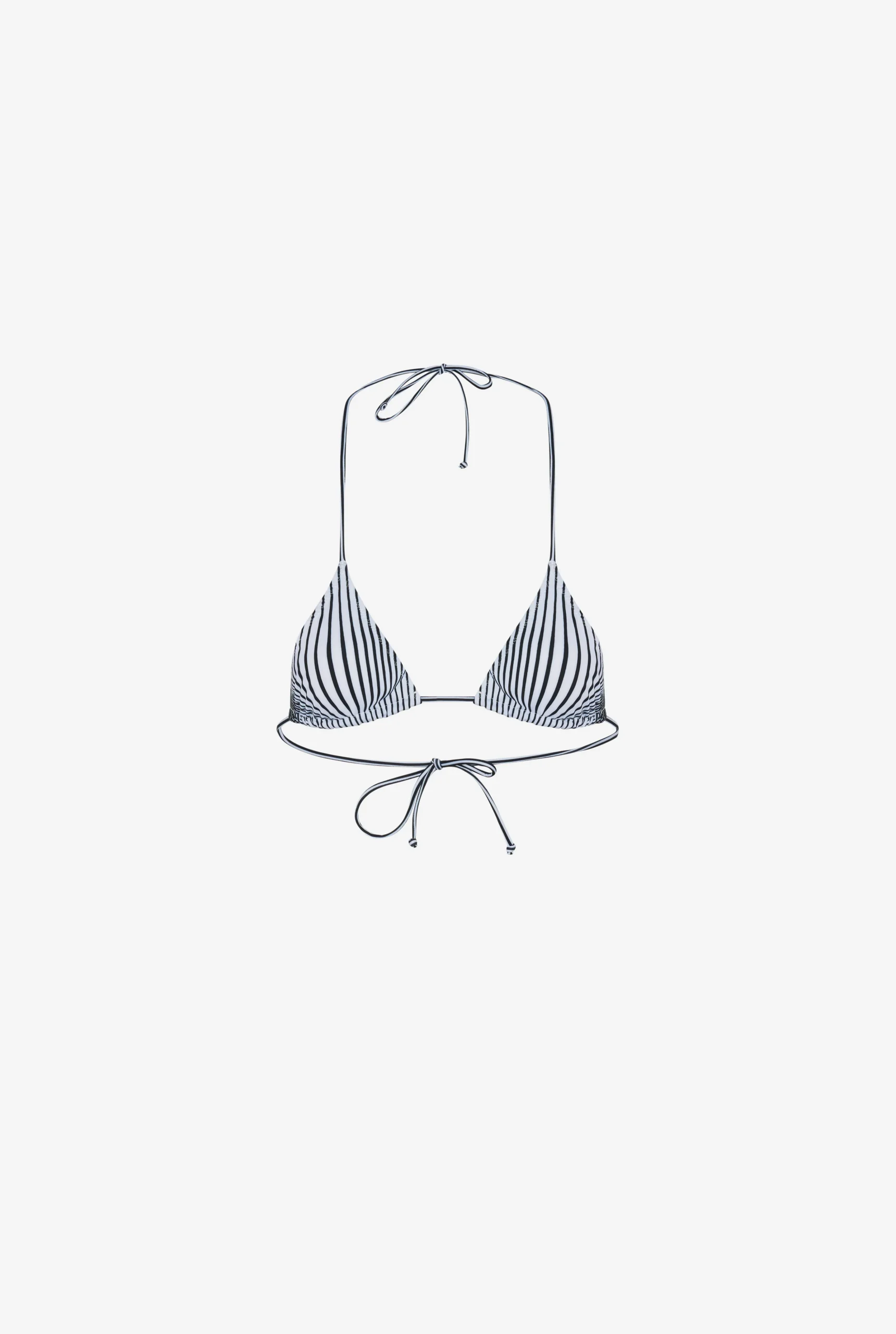 The Pinstripe Body Morphing Bikini Top