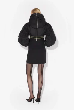 The Quilted Cropped Bomber Jacket
