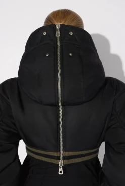 The Quilted Cropped Bomber Jacket
