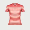 The Red “Crackling” Sailor Top