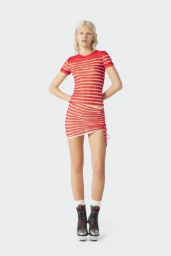 The Red “Crackling” Sailor Top