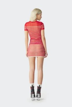 The Red “Crackling” Sailor Top