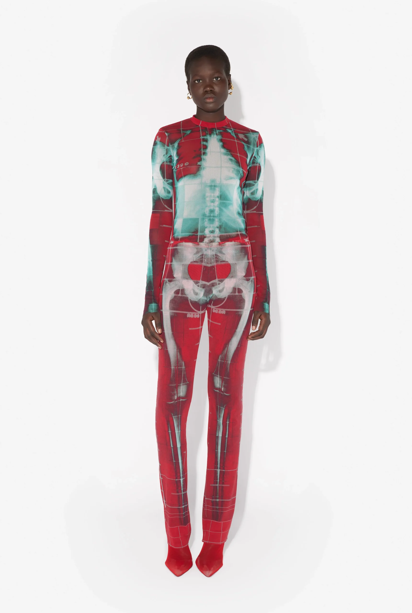 The Red Squeletor Pants