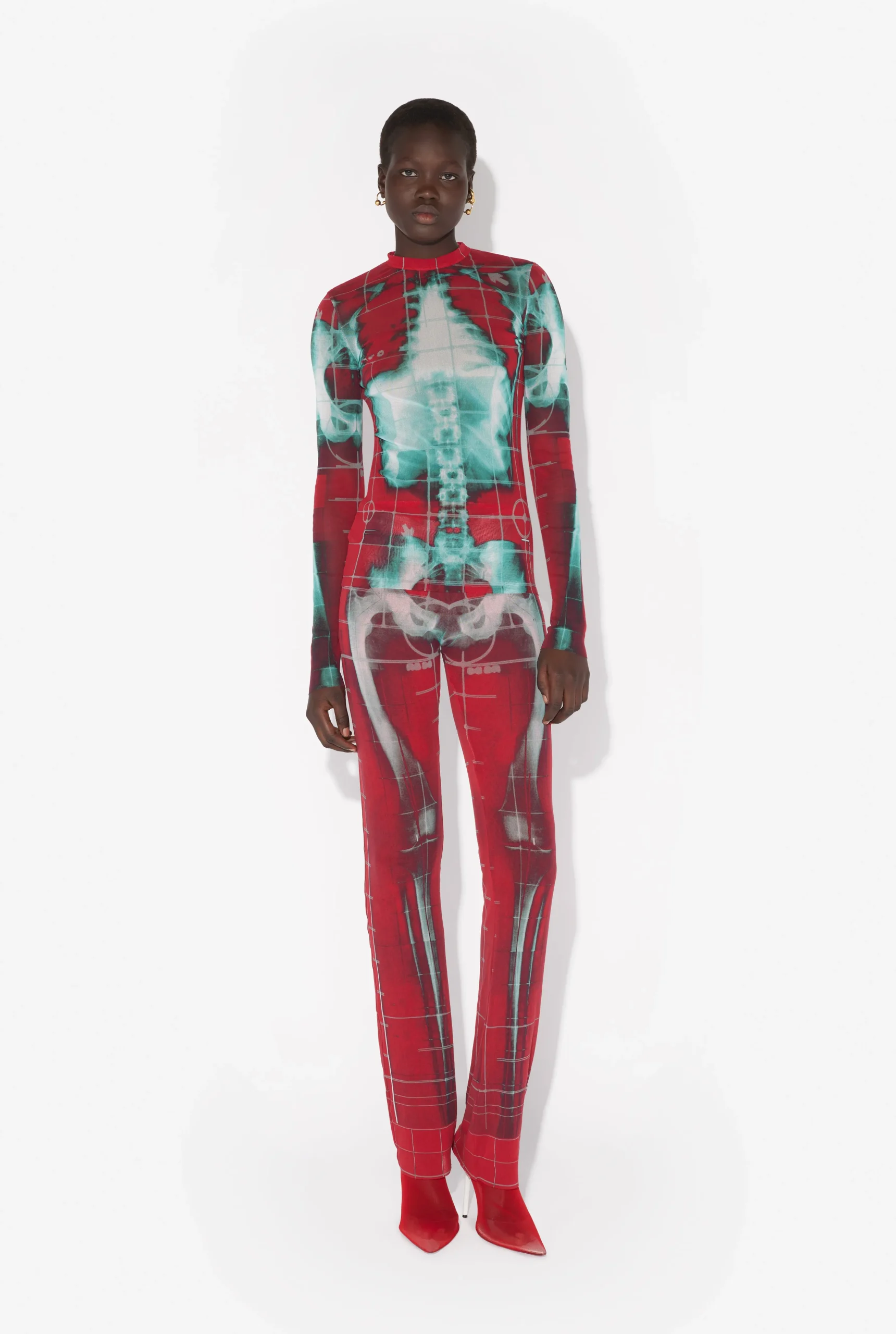 The Red Squeletor Top
