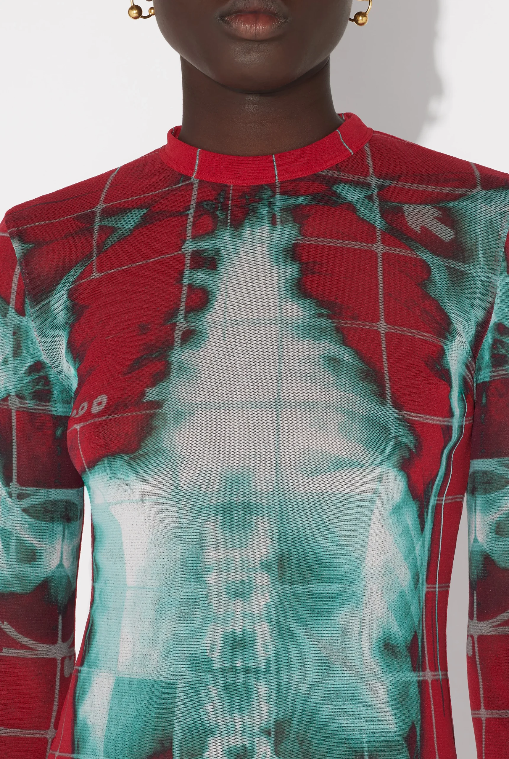 The Red Squeletor Top