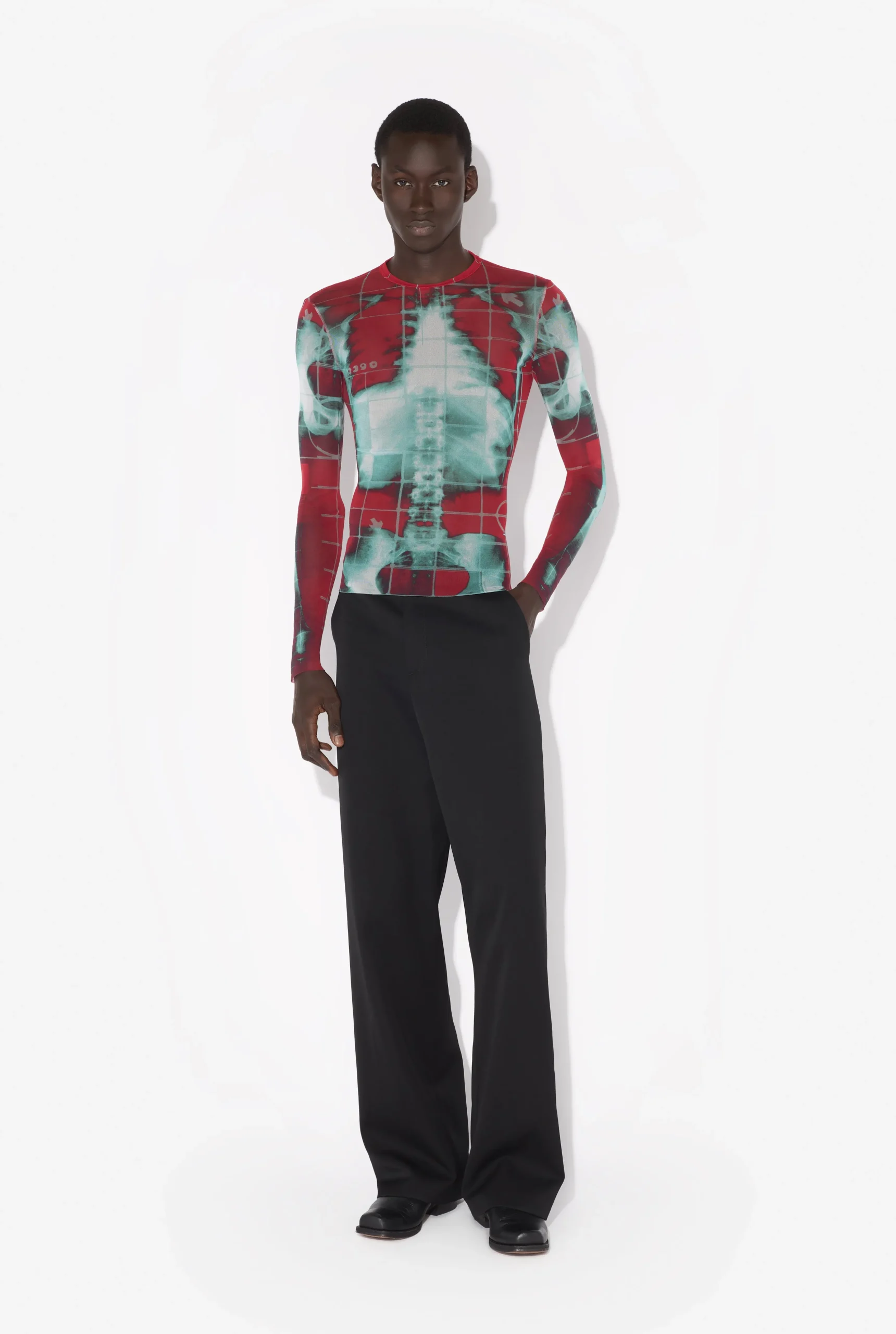 The Red Squeletor Top