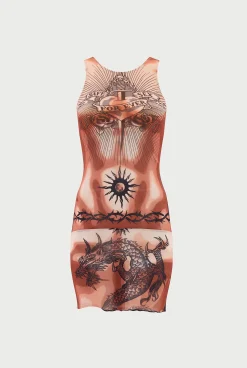 The Safe Sex Tattoo Dress