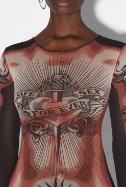The Safe Sex Tattoo Top