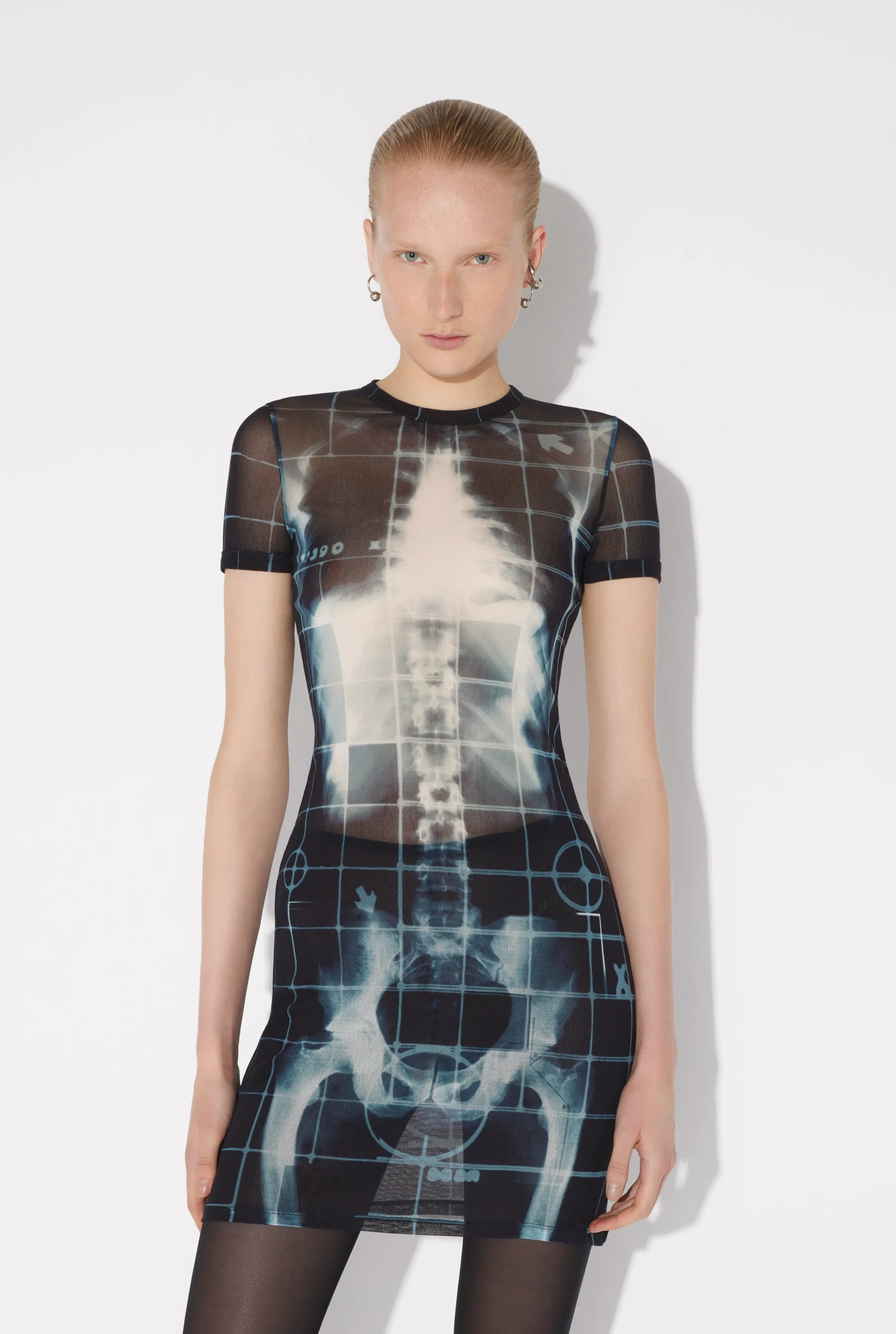 The Short Black Squeletor Dress