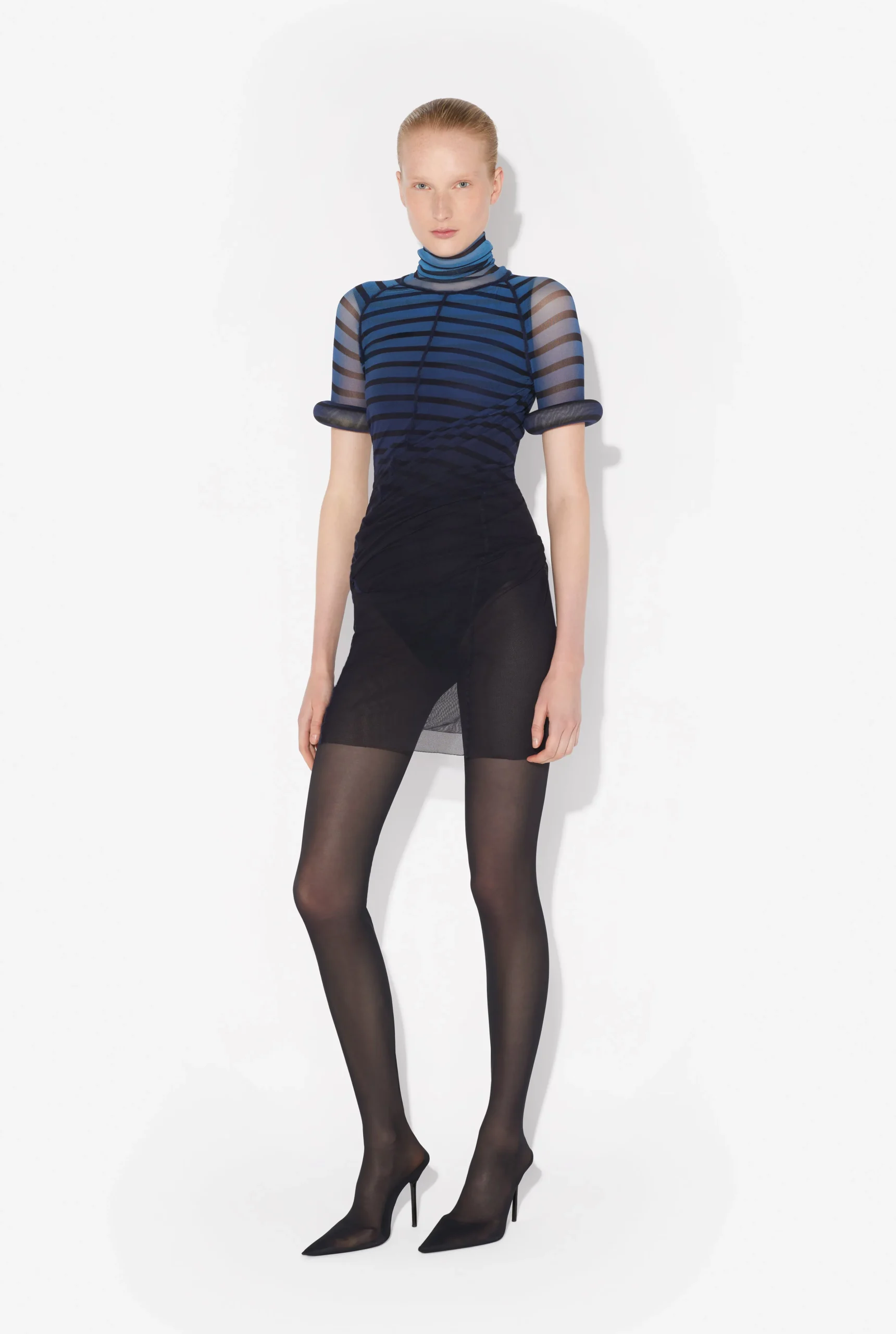 The Short 3D Striped Dress