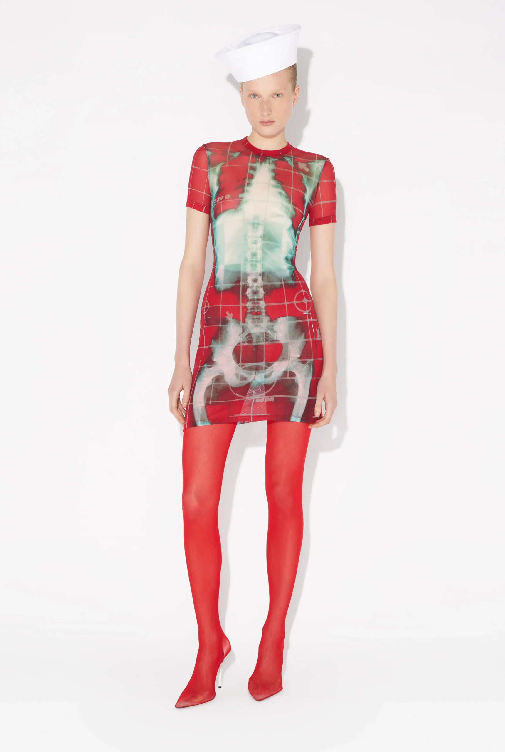 The Short Red Squeletor Dress