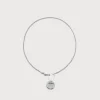 The Silver-Tone “325” necklace