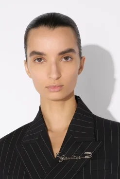 The Silver-Tone Gaultier Brooch