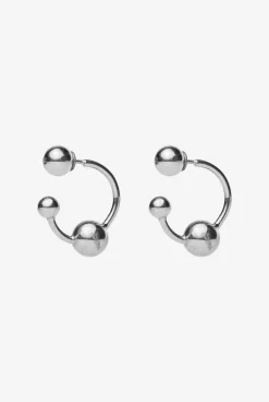The Silver-Tone Piercing Earrings