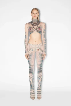 The Sun Tattoo Crop Top