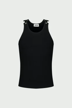 The Tank Top with Black Straps