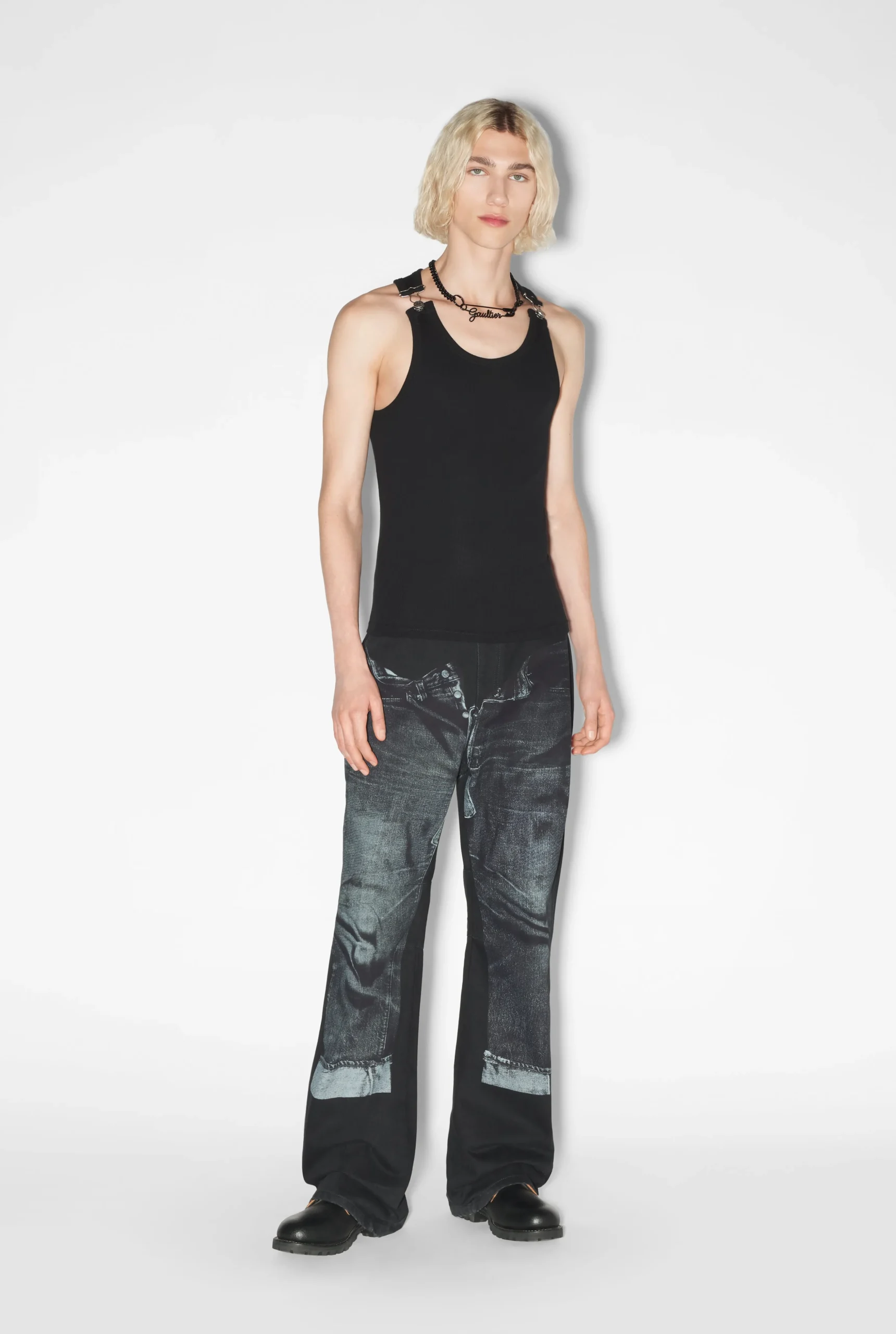 The Tank Top with Black Straps