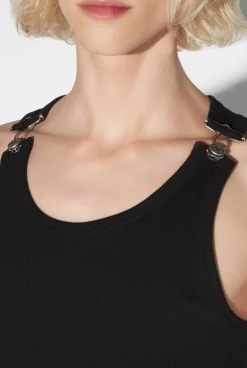 The Tank Top with Black Straps