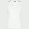 The Tank Top with White Straps