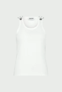 The Tank Top with White Straps