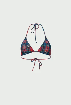 The Tartan Bikini Top